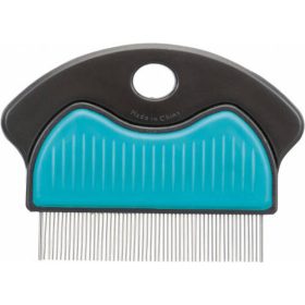  Trixie Flea and Dust Comb - Bolha és tetű fésű, műanyag, gumírozott résszel (7cm)