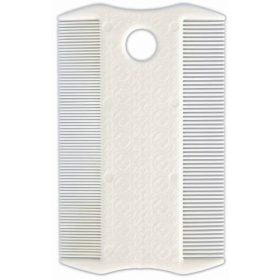   Trixie Flea and Dust Comb, double sided - bolhafésű (műanyag, fehér) kutyák és macskák részére (9cm)