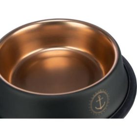   Trixie BE NORDIC Ceramic Bowl - tál (fekete/bronz) kutyák részére (0,7l /21cm)