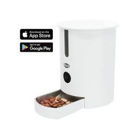   KT24: Trixie TX9 Smart Automatic Food Dispenser - automata etető (fehér) 2.8l/22x28x22cm