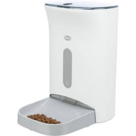   Trixie 24343 TX8 Automatic Food Dispenser - automata etető (fehér/szürke)  4.5 l (24×38×19cm)