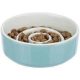 Trixie Slow feeding Ceramic Bowl - kerámia, evéslassító tál (szürke,kék) kutyák részére (0,9l /17cm)