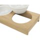 KT25.Trixie Ceramic Bowl Set - tál szett (fehér/ekrü) kutyák részére (2x0,25l, 13cm/27x8x13cm)(KIZÁRÓLAG RENDELÉSRE!)