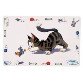   Trixie Place Mat - Műanyag alátét (fehér,mintás) tálakhoz (44x28cm)