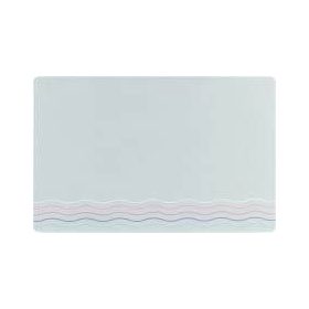   KT24: Trixie Place Mat - Műanyag tálalátét (szürke,hullám mintával) tálakhoz (44x28cm)