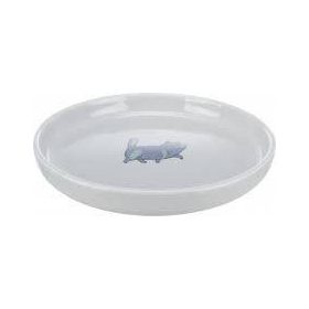  KT25.Trixie Ceramic Bowl - kerámia tál (szürke) macskák részére (0,6l /23cm)
