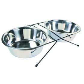 Trixie Eat on Feet állványos etetőkészlet - 2 x 2,8 l