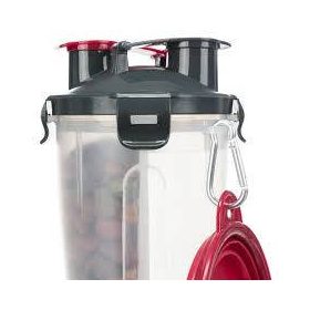   Trixie Feed and Water Containers - Úti etető és itató egyben ( 2× 0.35 l/ 11 × 23 cm)