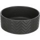 Trixie Ceramic Bowl - kerámia tál (nyomott mintával, fekete) kutyák részére (1,6l/20cm)