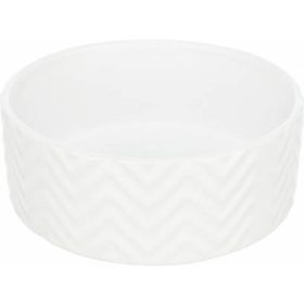   Trixie Ceramic Bowl - kerámia tál (nyomott mintával, fehér) kutyák részére (1,6l/20cm)