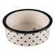 Trixie Ceramic Bowl - kerámiatál (macska minta, fehér/fekete) macskák részére (0,3l/12cm)