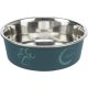 Trixie Stainless Steel Bowl - fémtál műanyag borítással (mintás, többféle színben) kutyák részére (1,5l/21cm)