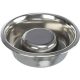 Trixie Slow Feeding Stainless Steel Bowl - evéslassító tál (fém, szilikon bevonattal) kutyák részére (17cm/0,6l)