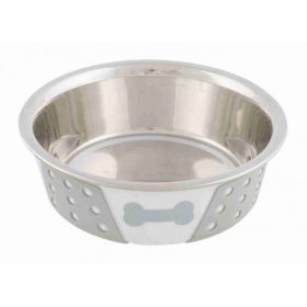   Trixie Stainless Bowl - Rozsdamentes tál, szilikon bevonattal (14cm/0,4l)