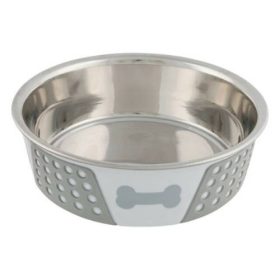   Trixie Stainless Bowl - Rozsdamentes tál, szilikon bevonattal (17cm/0,75l)