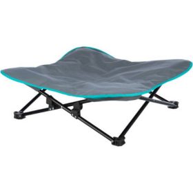   Trixie Camping bed for dog - kemping ágy (szürke/petrolkék) kutyák részére (88x32x88cm) max:35kg