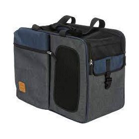   Trixie Backpack and Carrier Tara 2 in 1 - szállítótáska (szürke/kék) kutyák részére (25x38x50cm)