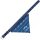 KT24:Premium Collar with Neckerchief - nyakörv kendővel - indigókék (M-L) 43-55cm/25mm
