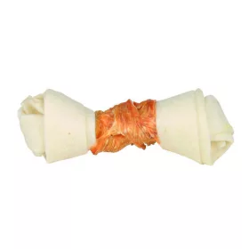   Trixie Denta Fun Knotted Chicken Chewing Bone - jutalomfalat (csomózott csont csirkével) 11cm (2db/70g)