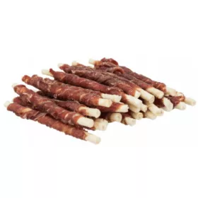   Trixie Denta Fun Duck Chewing Rolls - jutalomfalat (kacsa, marhabőr) kutyák részére (12cm) 30db/240g