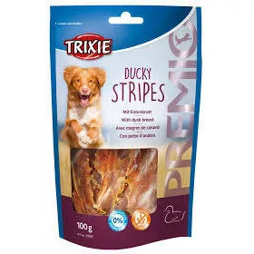   Trixie Premio Ducky Stripes - jutalomfalat (kacsamell) kutyák részére (100g)