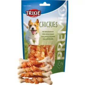   Trixie Premio bones wrapped in chicken breast - jutalomfalat (csirke) kutyák részére (100g)