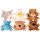 Trixie Animal - plüss játék (több féle figura) kutyák részére (10-12cm)