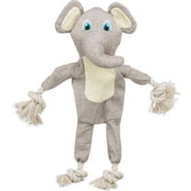 Trixie elefánt kötéllel, szövetből, 42cm