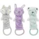 Trixie Junior Dangling Toy - játék plüssből (farkas, nyuszi vagy maci) kutyák részére (33cm)
