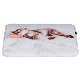   Trixie Lying Mat Nani - matrac (szürke, mintás) macskák részére (40x30cm)