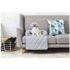   Trixie Nero Bed - peremes fekhely (világos szürke) kutyák részére (90x90cm)