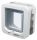 Trixie SureFlap 4-Way Cat Flap - kutya és macskaajtó mikrochip azonosítással (fehér) 21x21cm