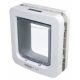 Trixie SureFlap 4-Way Flap - kutya és macskaajtó mikrochip azonosítással (fehér) 26,2x28,1cm