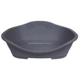   Trixie Sleeper Plastic Bed - műanyag fekhely (sötétszürke) kutyák részére (98/117cm)