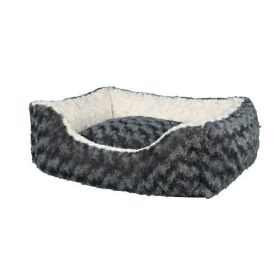   Trixie Kaline - szögletes,peremes fekhely (szürke,krém) macskák részére (50x40cm)