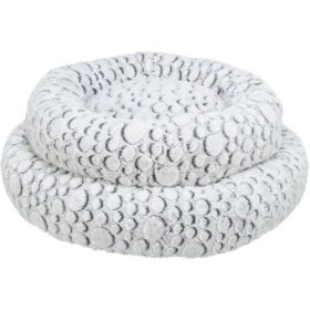   Trixie Mila Bed - kerek, peremes fekhely (fehér/szürke) macskák részére (50cm)