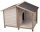 KT25. Trixie Lodge Dog Kennel - kutyaház (szürke) közepes és nagytestű kutyák részére (130x100x105cm)