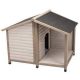 KT25. Trixie Lodge Dog Kennel - kutyaház (szürke) közepes és nagytestű kutyák részére (130x100x105cm)