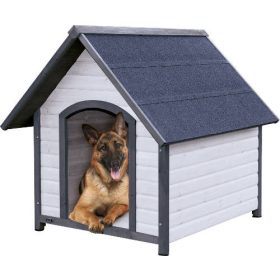   Trixie Natura Dog Kennel - kutyaház (szürke) sátortetős (L) 96x105x112cm
