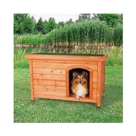   Trixie Classic Dog Kennel - kutyaház (barna) féltetős (S-M) 85×58×60cm