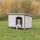 Trixie Classic Dog Kennel - kutyaház (szürke) féltetős (S-M) 85x58x60cm