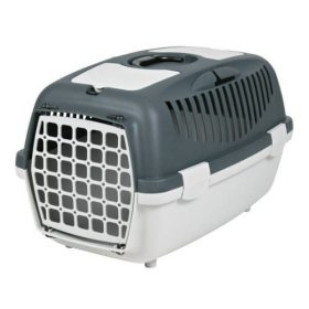   Trixie Capri - szállítóbox (sötétszürke) 6kg alatti kisállatok részére (32x31x48cm)