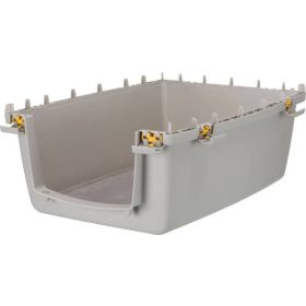 Trixie Gulliver szállítóbox alj, S-M, világos szürke