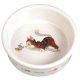 Trixie Ceramic Bowl - kerámia tál (fehér, mintás) macskák részére (0,2l /12cm)