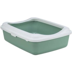  Trixie Litter Tray - peremes macska wc (zsálya/fehér) macskák részére (37x15x48cm)