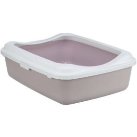   Trixie Litter Tray - peremes macska wc (világos lila/fehér) macskák részére (37x15x48cm)