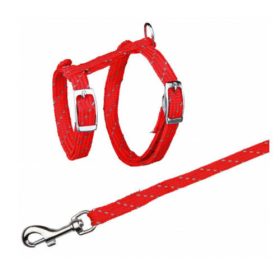   Trixie Harness with Lead, Reflecting - hám és póráz szett (fényvisszaverő) macskák részére (27-45cm/10mm)