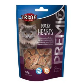   Trixie Premio Ducky Hearts - jutalomfalat (kacsa) macskák részére (50g)