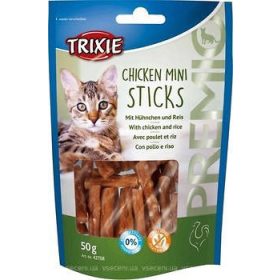   Trixie Premio Chicken Mini Sticks - jutalomfalat (csirke,rizs) macskák részére (50g)