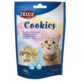   Trixie Cookies - jutalomfalat (lazac,macskamenta) macskák részére (50g)